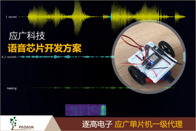 语音单片机方案,应广科技芯片型号PMS121的应用说明,1.5KW OTP 程序储存器,PB0提供NMOS开漏及PB7提供PMOS特大电流输出,ADC模块时有6个寄存器需要配