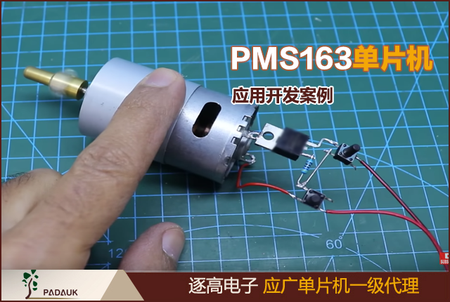 PMS163是一款集成有PWM生成器、触摸功能、ADC模数转换器等组件的单片机